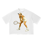 Tennis Woman Wash Boxy T-Shirt
