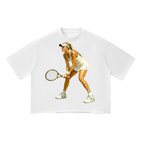 Tennis Woman Wash Boxy T-Shirt