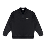 HIGH SOCIETY  Vintage Wash Quarter-Zip Sweatshirt