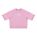 Vintage Wash Boxy Short Sleeve Sweatshirt