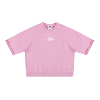 Vintage Wash Boxy Short Sleeve Sweatshirt