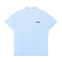 HIGH SOCIETY Men's Quarter-Zip Performance Polo Shirt