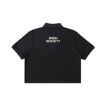 High Society Cropped Polo Shirt