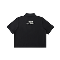 High Society Cropped Polo Shirt