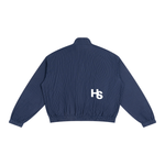 High Society Striped Full-Zip Track Jacket