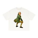 SIR TWERKINGTON Textured Waffle Washed Boxy T-Shirt