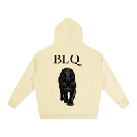 Panther Oversize Fleeced Hoodie