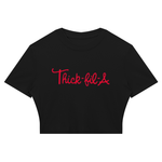 THICK-FI-LA Ribbed Crop T-Shirt