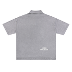 Heavyweight Snow-Washed Polo T-Shirt