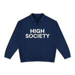 Vintage Wash Collared Sweatshirt