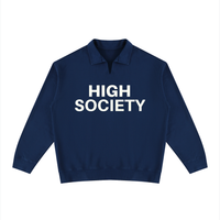 Vintage Wash Collared Sweatshirt