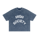Window Seat  Waffle Washed Boxy T-Shirt