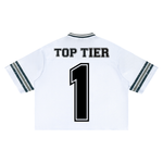 MOST VALUABLE PLAYER  Boxy Striped Soccer Jersey