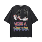 "Valentine's Day 4's" Loose Drop Shoulder T-Shirt