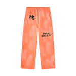 High Society Sunfade Wide Leg Fleece Sweatpants
