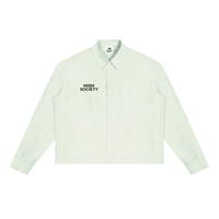 HIGH SOCIETY  Boxy Long Sleeve Shirt