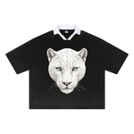 White Panther Boxy Soccer Jersey
