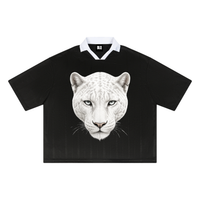 White Panther Boxy Soccer Jersey