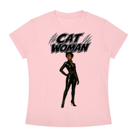 CAT WOMAN Slim Fit Crewneck T-Shirt