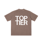 TOP TIER Vintage Wash Drop Shoulder T-shirt