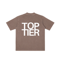 TOP TIER Vintage Wash Drop Shoulder T-shirt