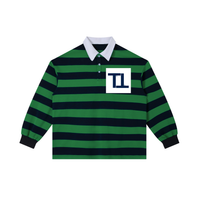 TOP TIER Stripe Polo Shirt