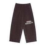 High Society Plaid Wide Leg Pants