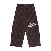High Society Plaid Wide Leg Pants