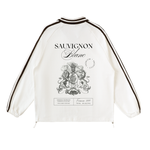 TOP TIER Lapel Collar Sweatshirt
