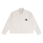 HIGH SOCIETY Boxy Striped Shirt