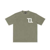 TOP TIER Vintage Wash Drop Shoulder T-shirt