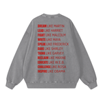 Snow Washed Oversized Sweatshirt