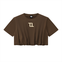 TOP TIER  Bubble Hem T-Shirt