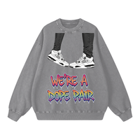 "Military Black" Oversized Sweatshirt