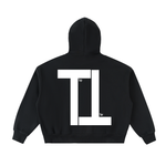 TOP TIER Fleeced Full-Zip Boxy Hoodie