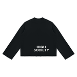 High Society Raw Edge Boxy Sweatshirt