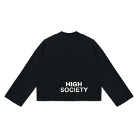 High Society Raw Edge Boxy Sweatshirt