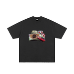 WHAT'S IN YOUR POCKET Hand-frayed T-Shirt