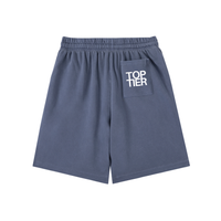 TOP TIER Vintage Wash Cotton Shorts