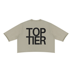 CASA BLANCA Raw Hem Boxy T-Shirt