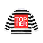 TOP TIER Stripe Polo Shirt