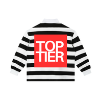 TOP TIER Stripe Polo Shirt